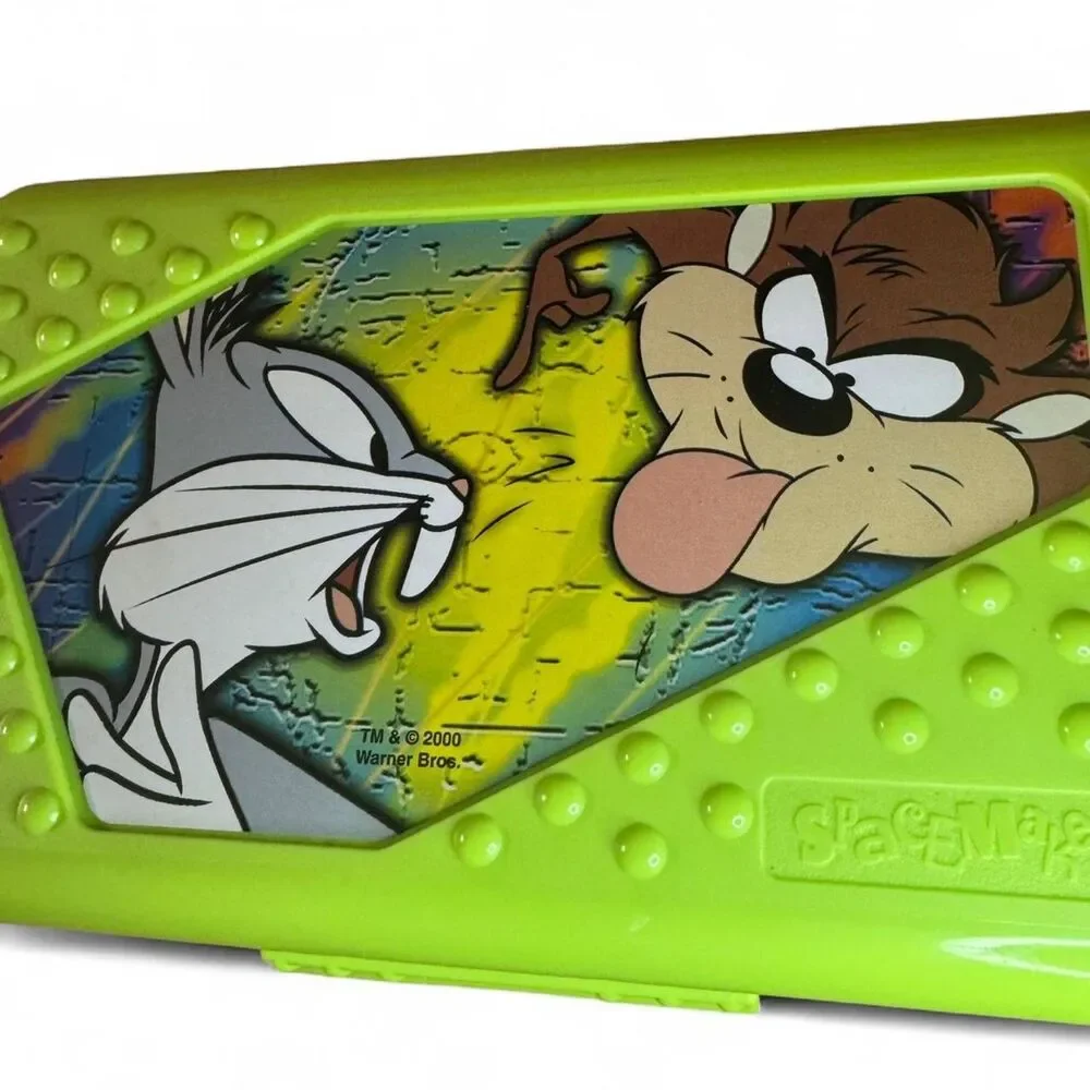 VTG Looney Tunes Spacemaker 2000 Pencil Case Bugs Taz Y2K